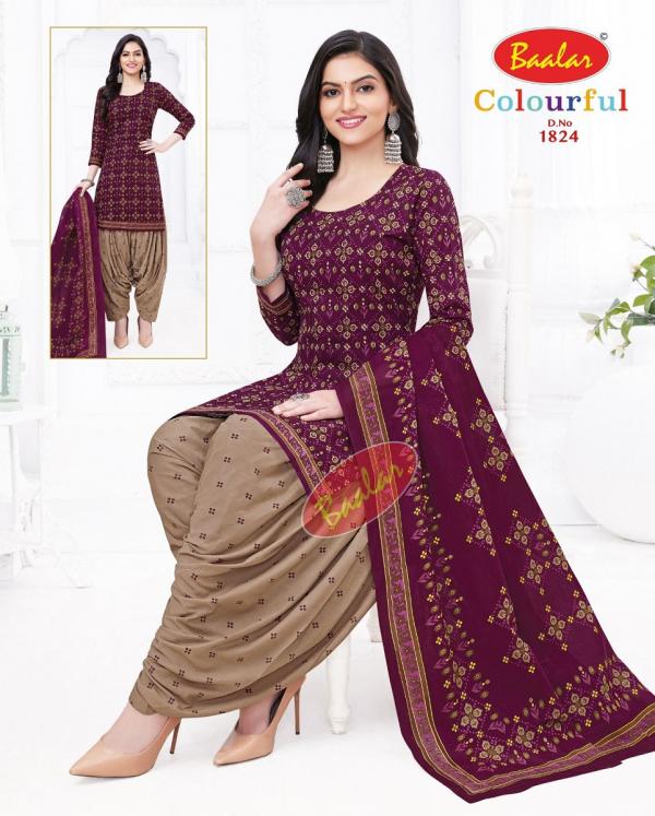 baalar colourful vol 18 Casual Wear Cotton Dress Material